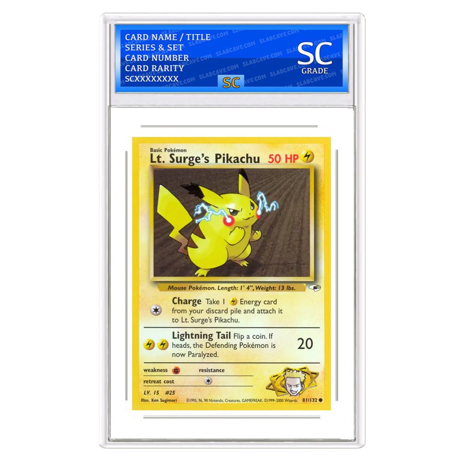 Lt. Surge's Pikachu