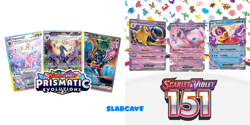 SlabCave Guarantees Prismatic Evolutions and Pokémon 151